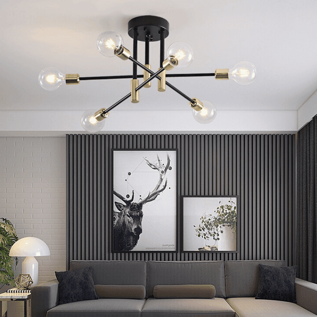 Lustre Contemporâneo Lumière Hídrica - Design e Sofisticação Hídrica