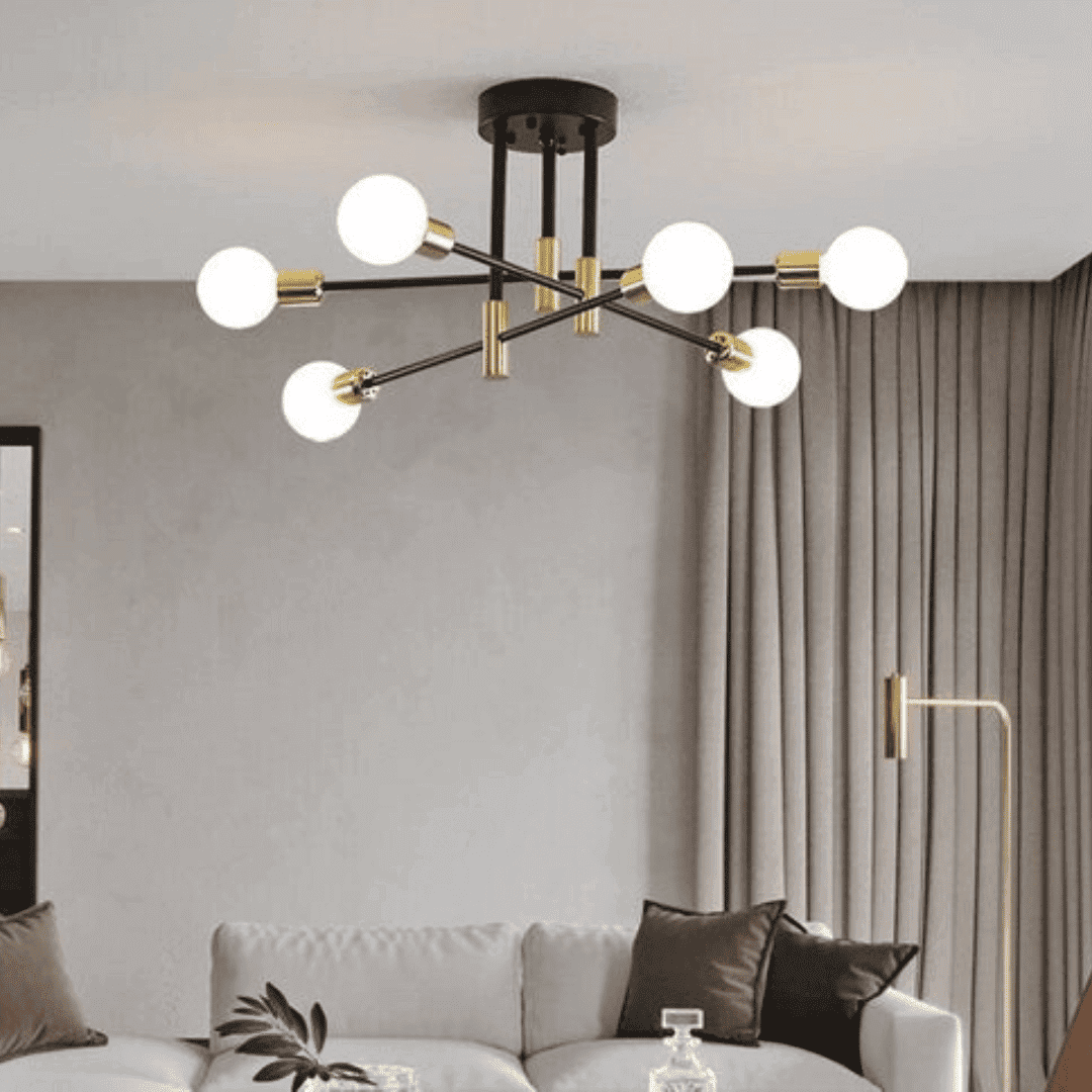 Lustre Contemporâneo Lumière Hídrica - Design e Sofisticação Hídrica