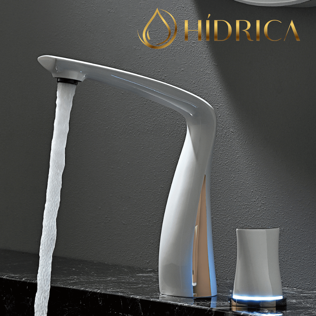 Torneira Monocomando para Lavabo LuxuryLed - Design Moderno HIDRICA