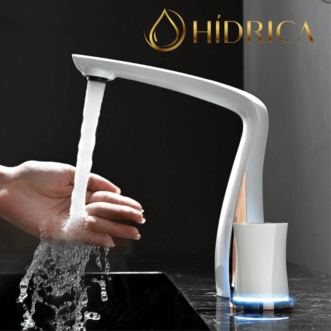 Torneira Monocomando para Lavabo LuxuryLed - Design Moderno HIDRICA