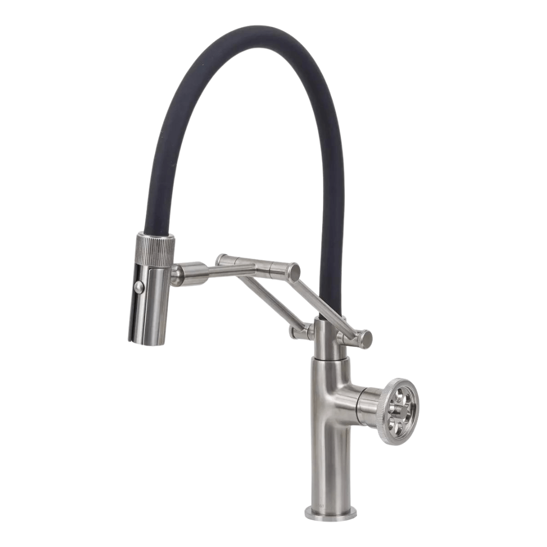 Misturador Monocomando Gourmet com suporte articulado Industrial Detroid