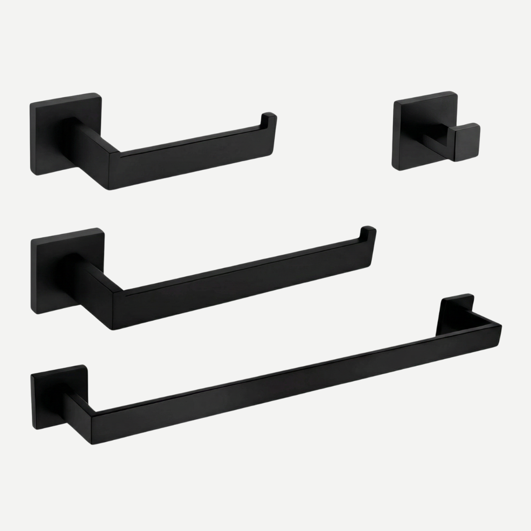 Kit Completo de Penduradores para Banheiro Vienna - Aço inox 304