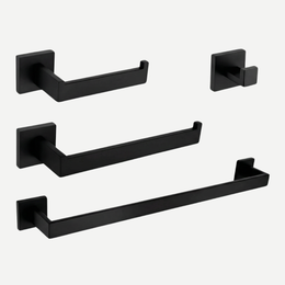 Kit Completo de Penduradores para Banheiro Vienna - Aço inox 304