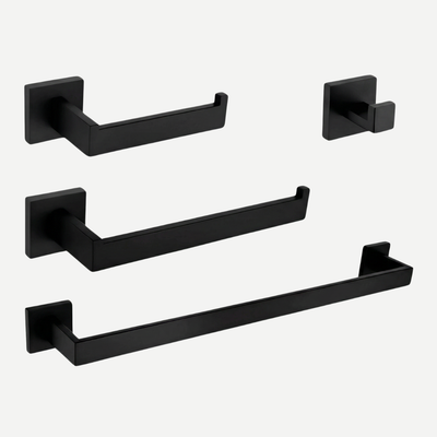 Kit Completo de Penduradores para Banheiro Vienna - Aço inox 304