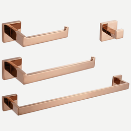 Kit Completo de Penduradores para Banheiro Vienna - Aço inox 304