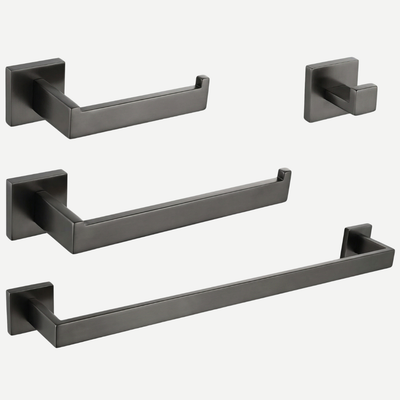 Kit Completo de Penduradores para Banheiro Vienna - Aço inox 304