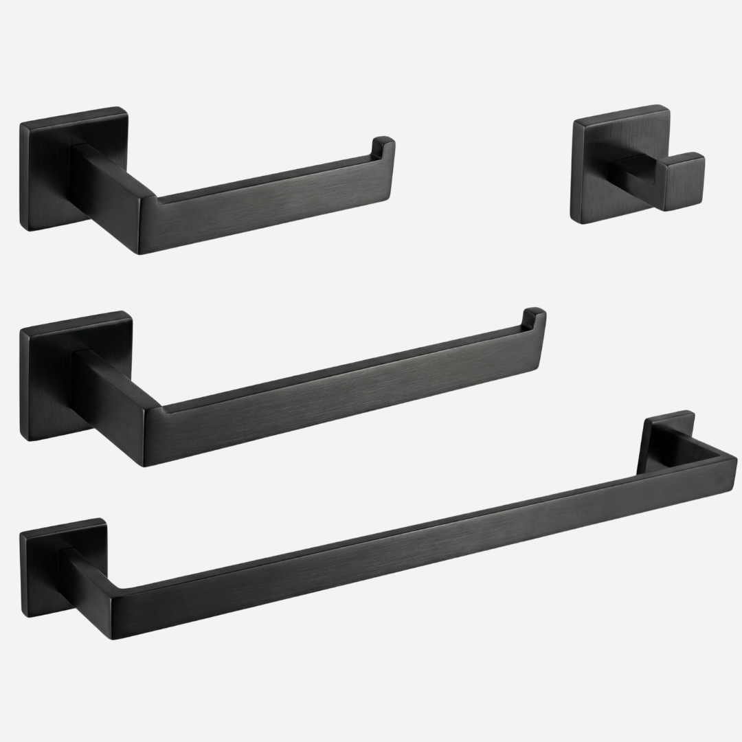 Kit Completo de Penduradores para Banheiro Vienna - Aço inox 304