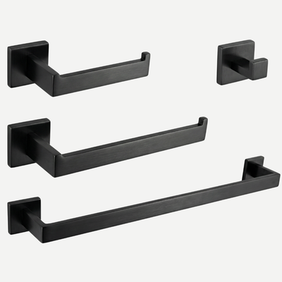 Kit Completo de Penduradores para Banheiro Vienna - Aço inox 304