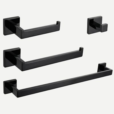 Kit Completo de Penduradores para Banheiro Vienna - Aço inox 304