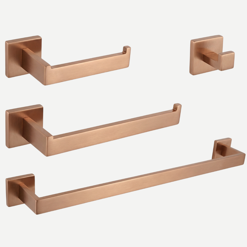 Kit Completo de Penduradores para Banheiro Vienna - Aço inox 304