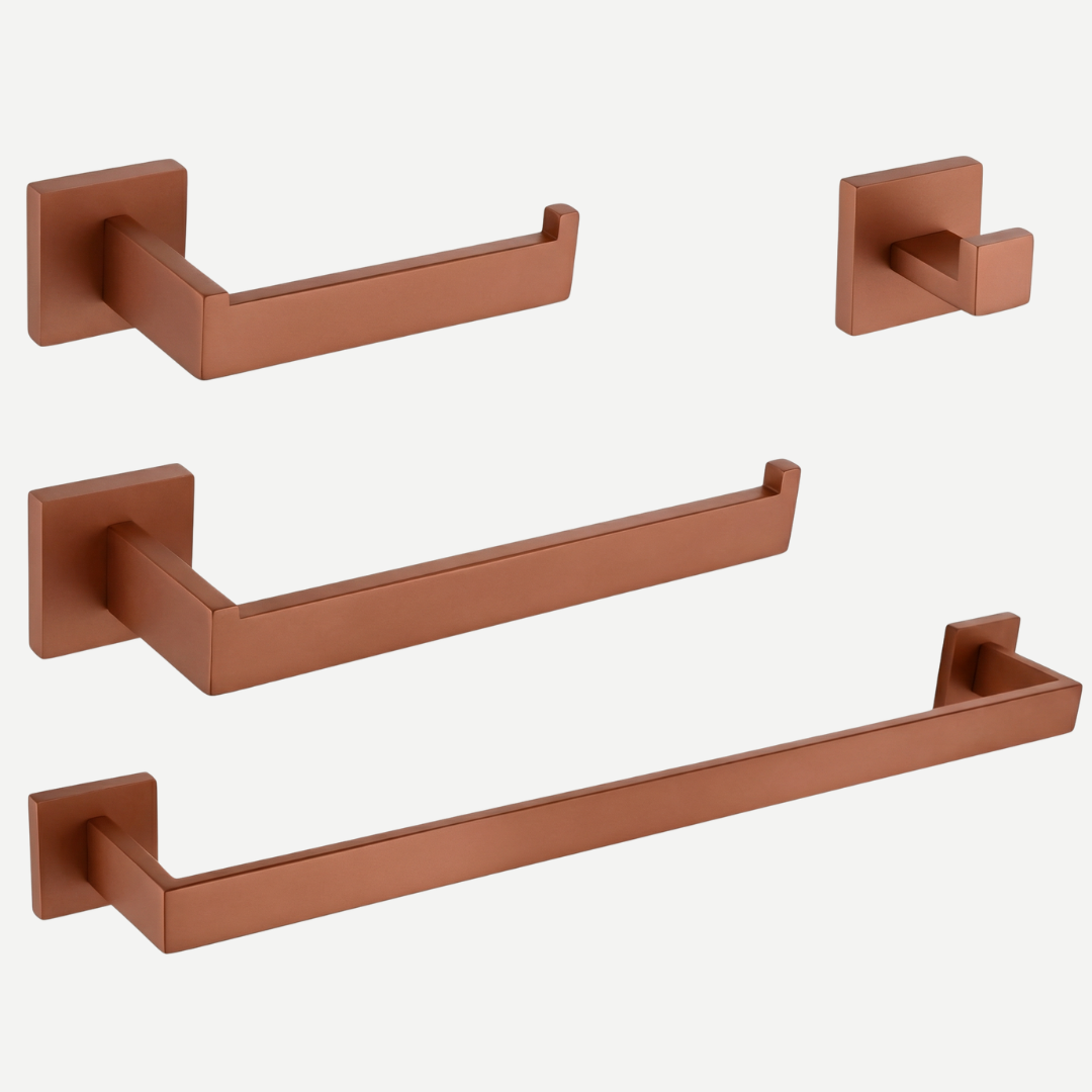 Kit Completo de Penduradores para Banheiro Vienna - Aço inox 304