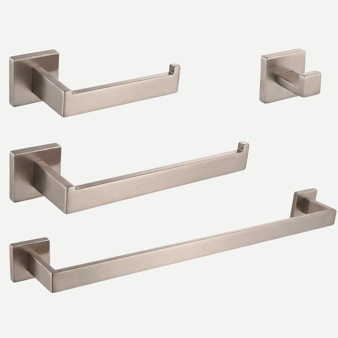 Kit Completo de Penduradores para Banheiro Vienna - Aço inox 304