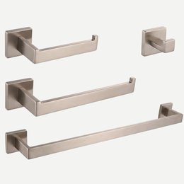 Kit Completo de Penduradores para Banheiro Vienna - Aço inox 304