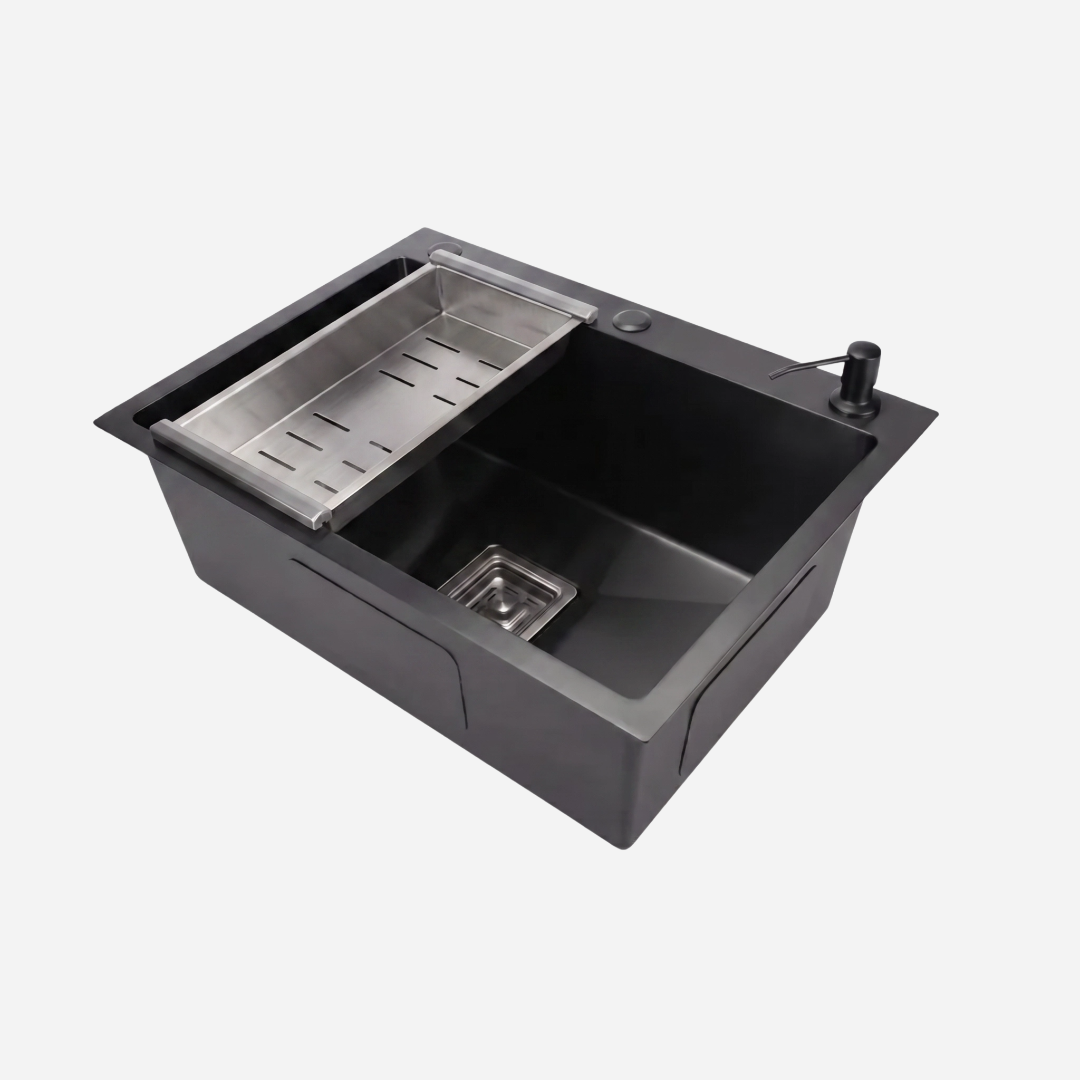 Cuba Gourmet Square 60x45 Preta Inox 304