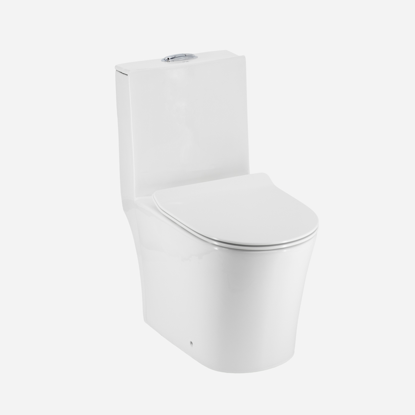 Vaso Sanitário Com Caixa Acoplada Redondo New Fluir