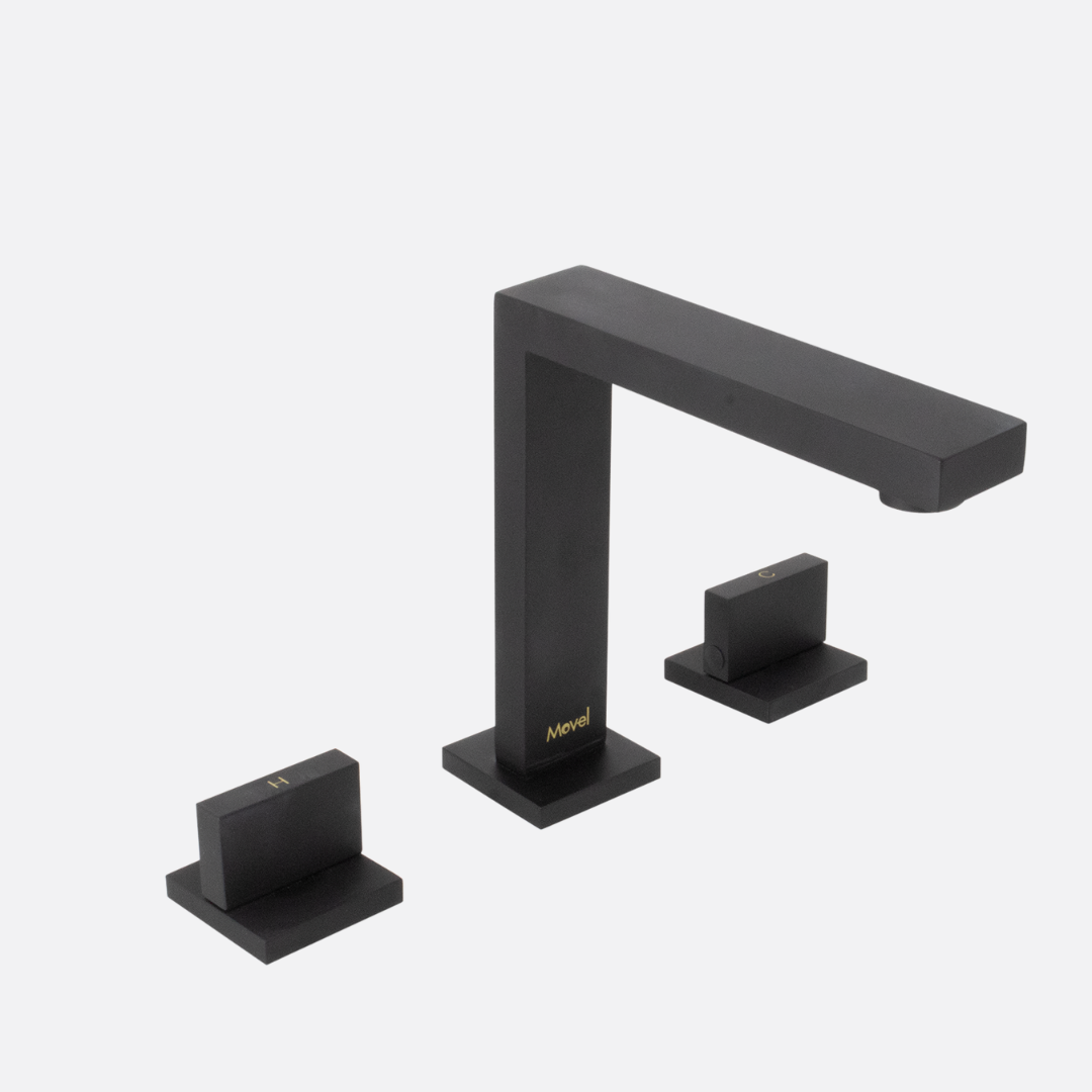 Misturador Duplo comando para Banheiro - Bica Baixa Lux