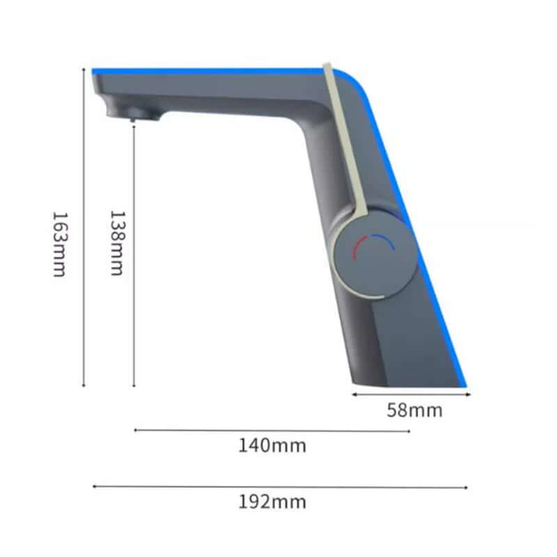 Torneira Monocomando Para Lavabo NeoLux com Display digital de temperatura