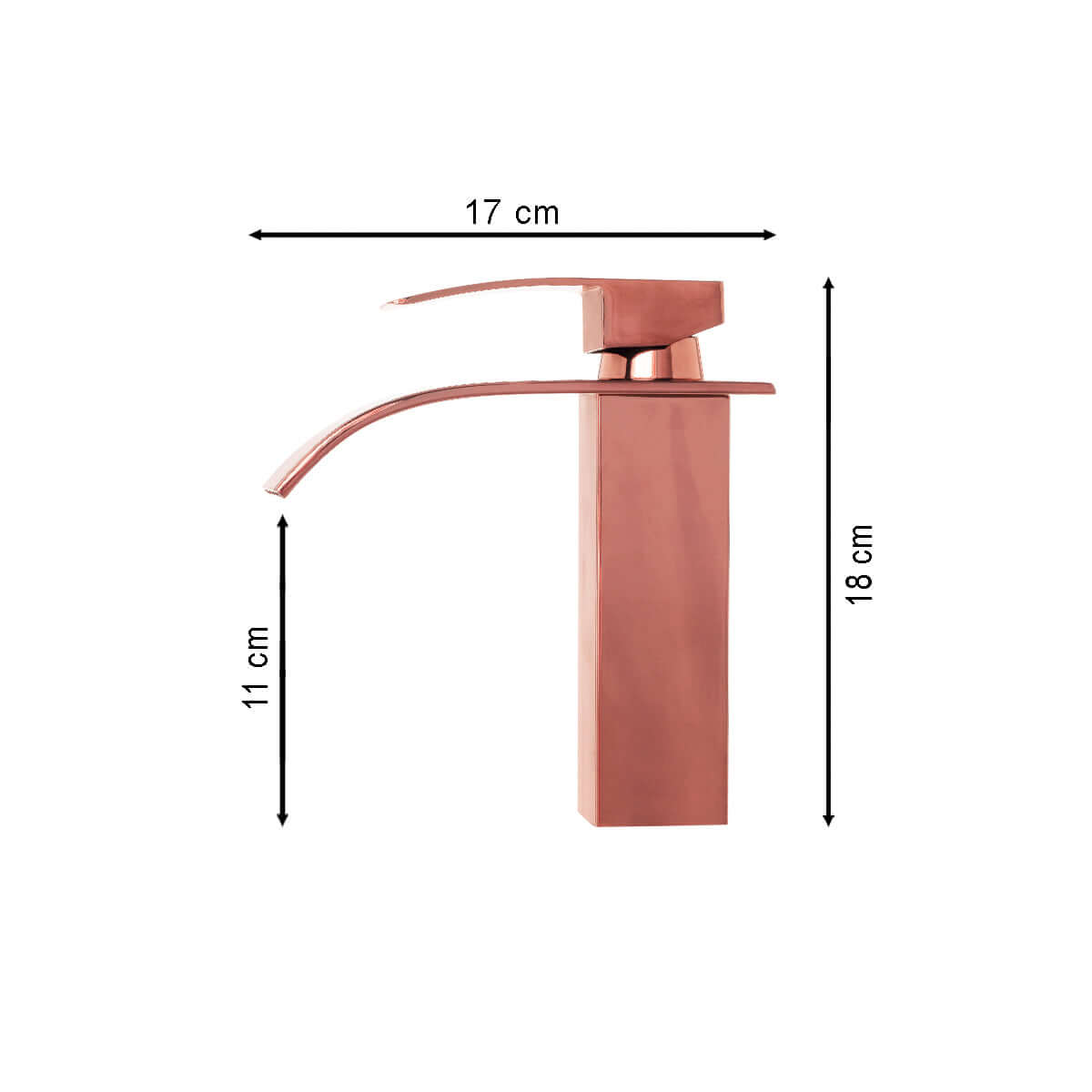 Torneira Cascata Slim Baixa Monocomando Hídrica