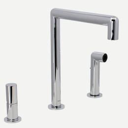 Misturador Monocomando com ducha exensível Bica alta para cozinha Pipeline