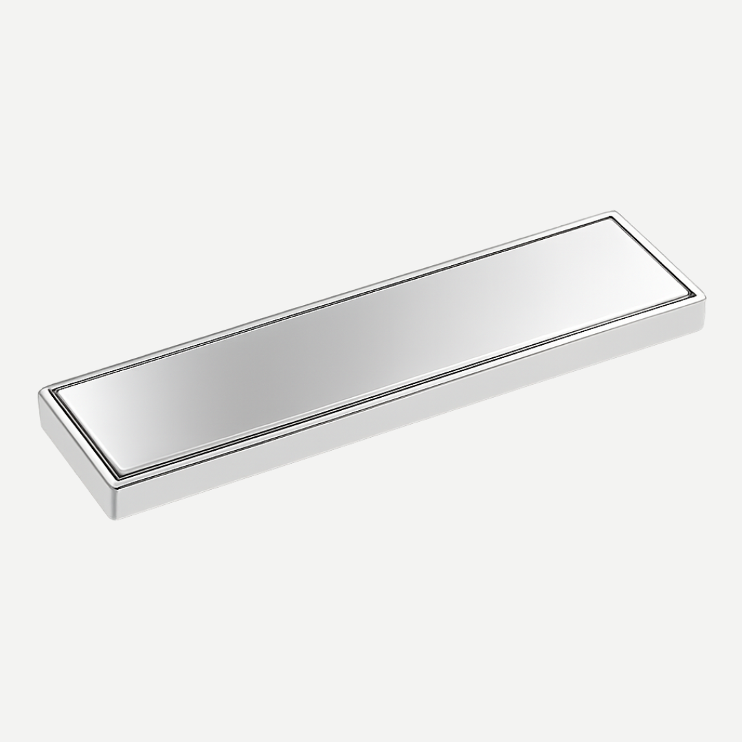 Ralo Linear com válvula de fechamento anti-odor 80x10 Lux
