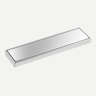 Ralo Linear com válvula de fechamento anti-odor 80x10 Lux