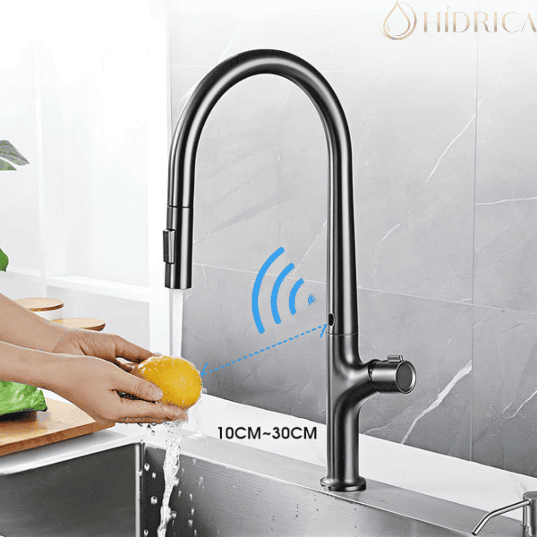 Torneira para Cozinha Extensível Frazzo de Acionamento Touch