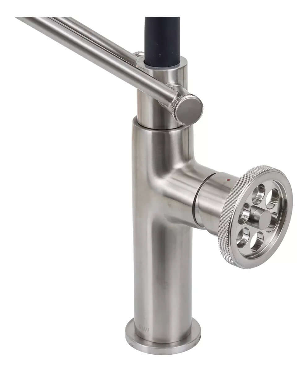 Misturador Monocomando Gourmet com suporte articulado Industrial Detroid