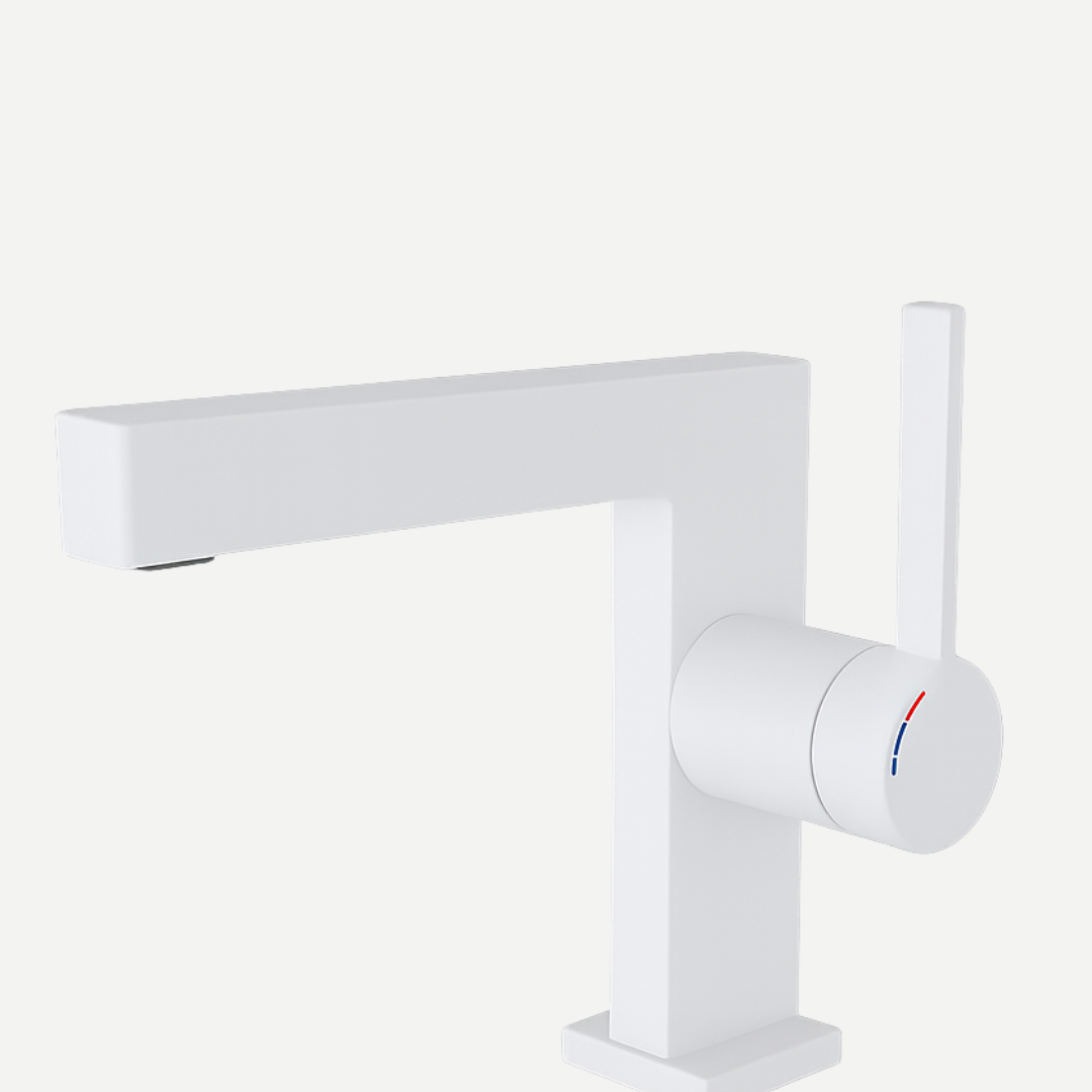 Torneira Monocomando bica baixa Linea para lavabo  - Design Geométrico