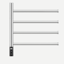Toalheiro Térmico Rotativo Pivot Inox 304 Com 4 Barras