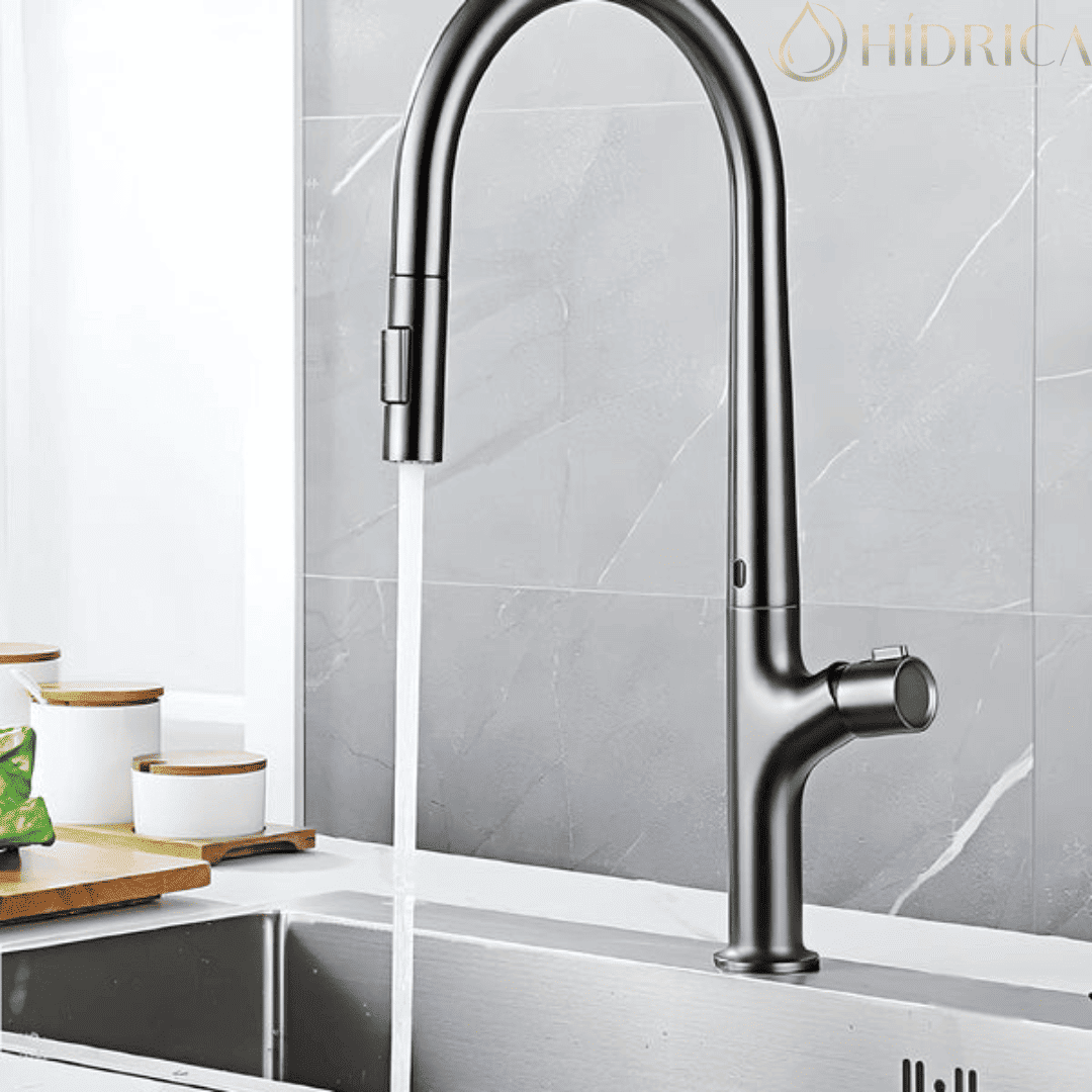 Torneira para Cozinha Extensível Frazzo de Acionamento Touch
