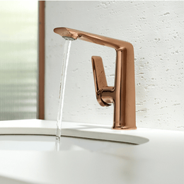 Misturador Monocomando Bica Baixa para Lavabo - Linha Aura