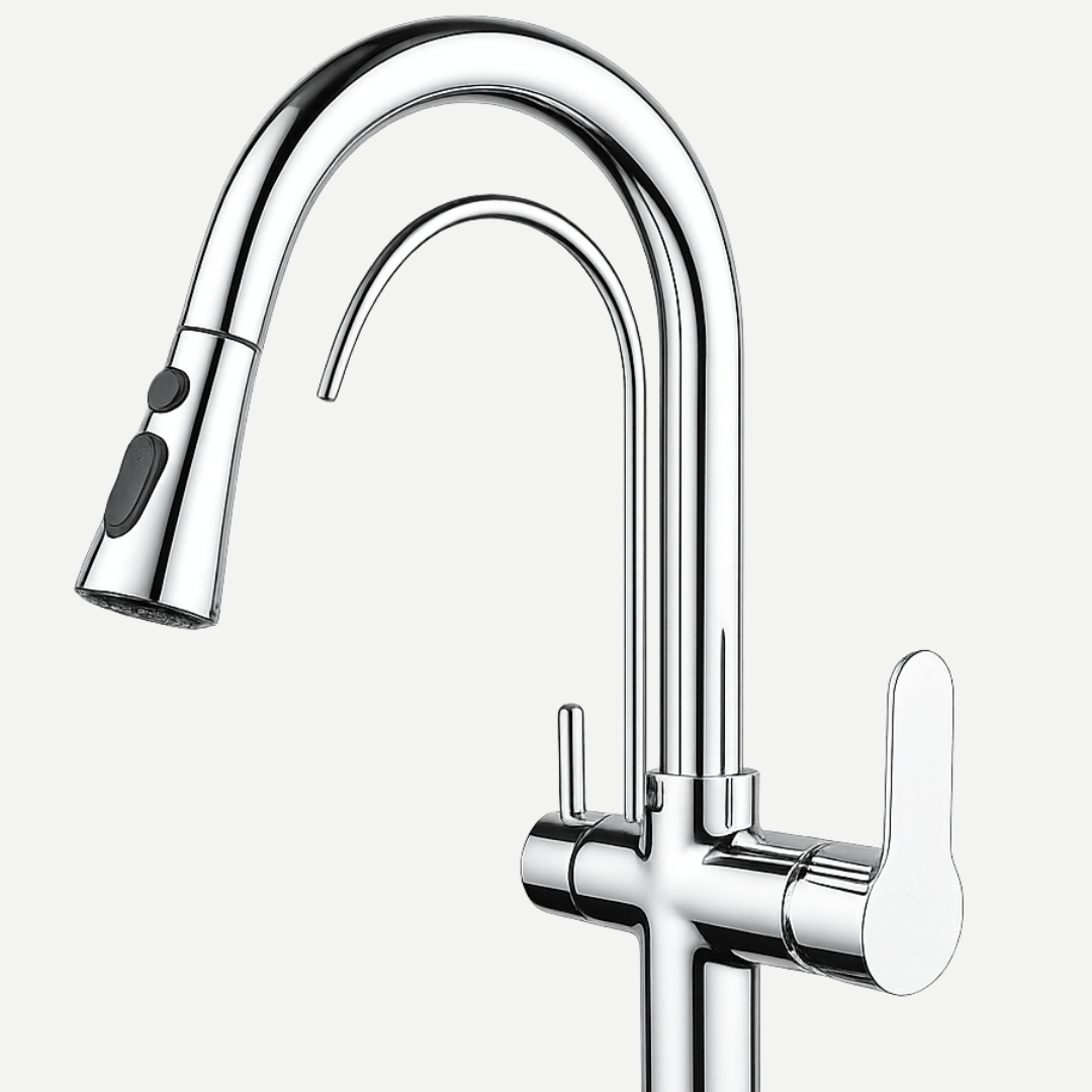 Torneira para Cozinha Gourmet Extensiva - Monocomando Function 2 Jatos