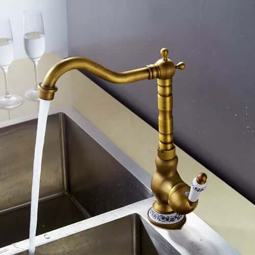 Torneira para Cozinha Retrô - Monocomando Vintage Antike