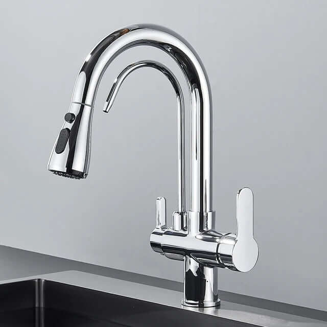 Torneira para Cozinha Gourmet Extensiva - Monocomando Function 2 Jatos