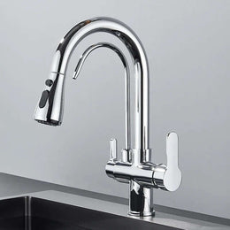 Torneira para Cozinha Gourmet Extensiva - Monocomando Function 2 Jatos