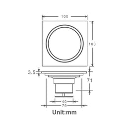 Ralo Inteligente Click Square