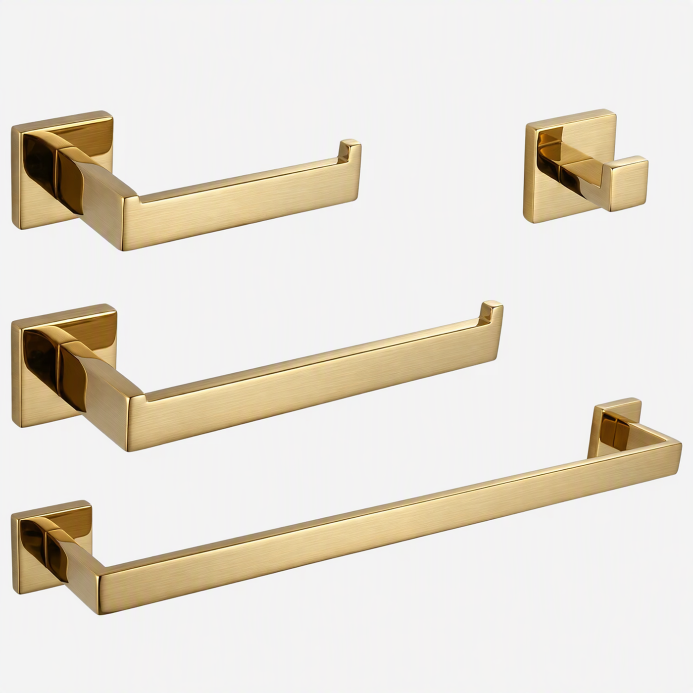 Kit Completo de Penduradores para Banheiro Vienna - Aço inox 304