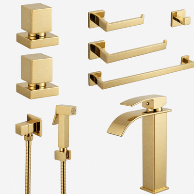 Kit Reforma Square para Banheiro com 8 Peças