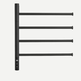 Toalheiro Térmico Rotativo Pivot Inox 304 Com 4 Barras