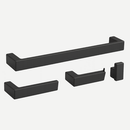 Kit Completo de penduradores de toalha Rounded - Aço Inox 304