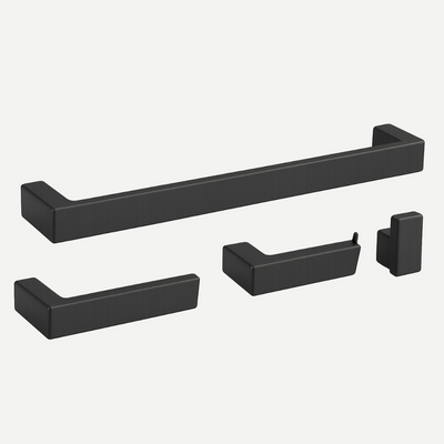 Kit Completo de penduradores de toalha Rounded - Aço Inox 304