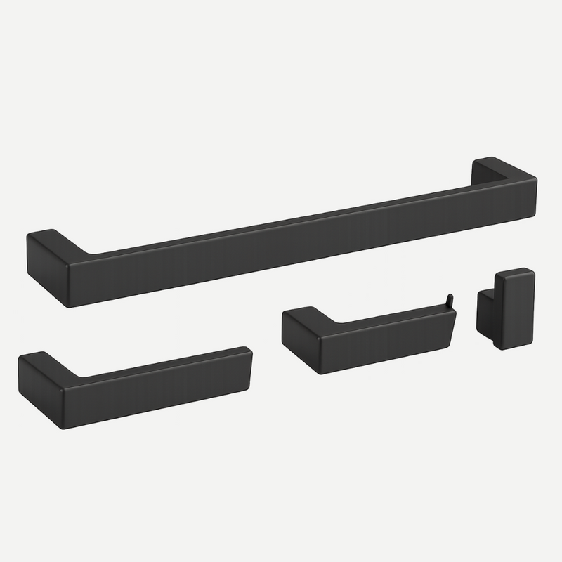 Kit Completo de penduradores de toalha Rounded - Aço Inox 304