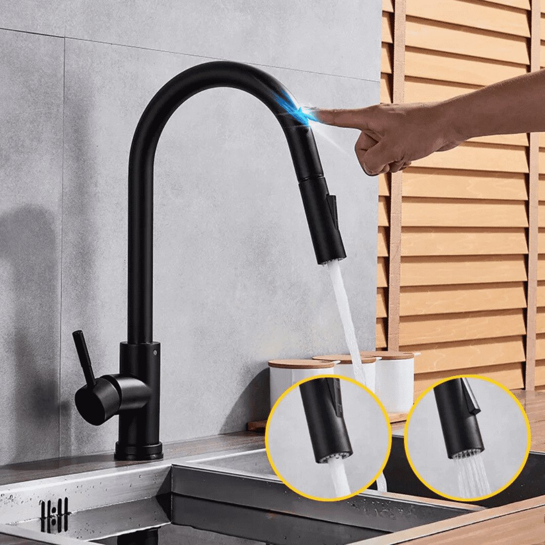 Torneira para Cozinha Gourmet - Modelo com Sensor Touch Extensível
