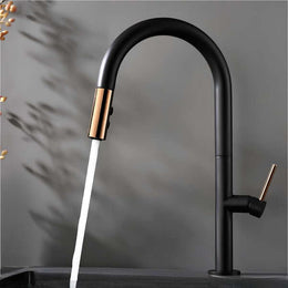 Torneira de Cozinha Touch Monocomando Black Rosé