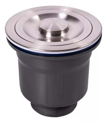 Kit Completo Cuba Inox Escovada de embutir + Torneira Monocomando Gourmet Escovada