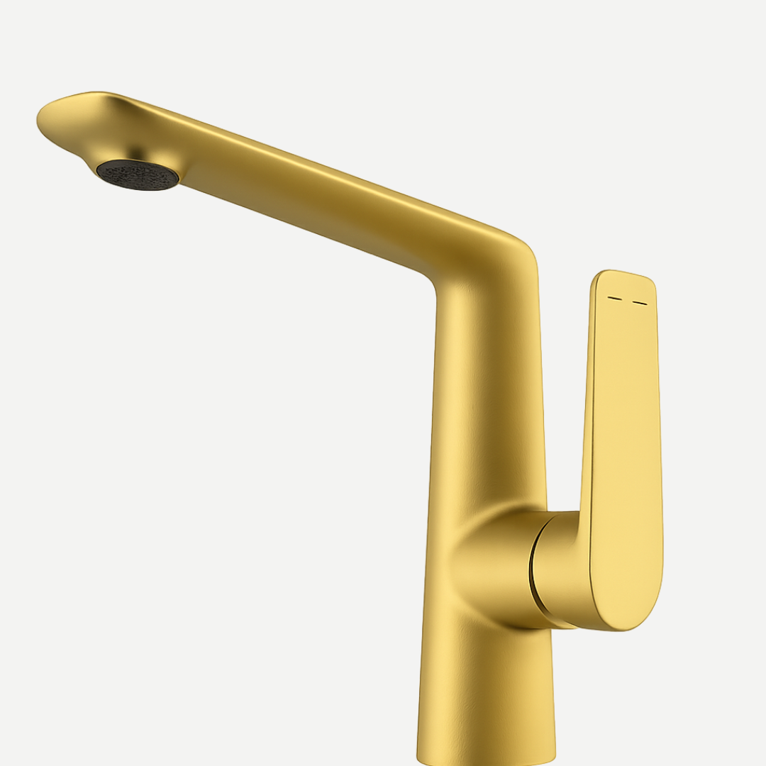 Misturador Monocomando Bica Baixa para Lavabo - Linha Aura