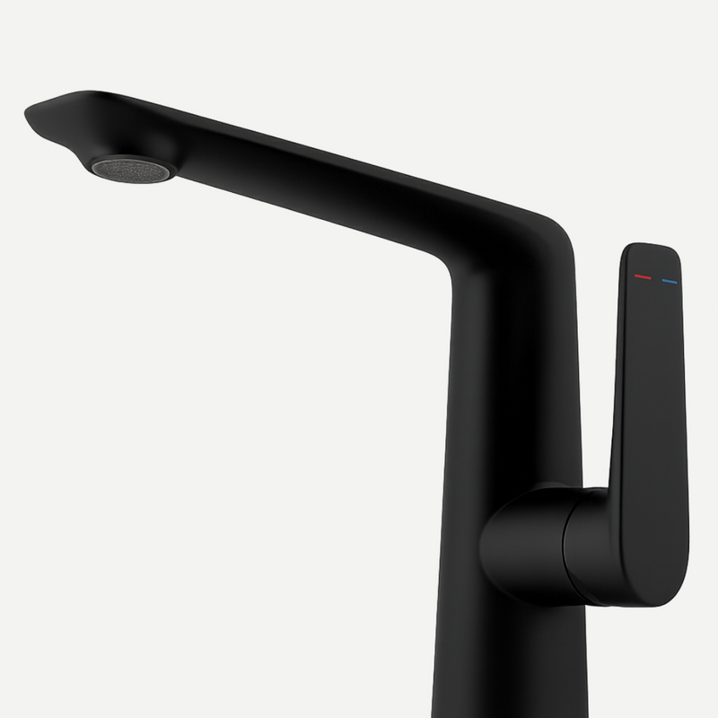 Misturador Monocomando Bica Baixa para Lavabo - Linha Aura