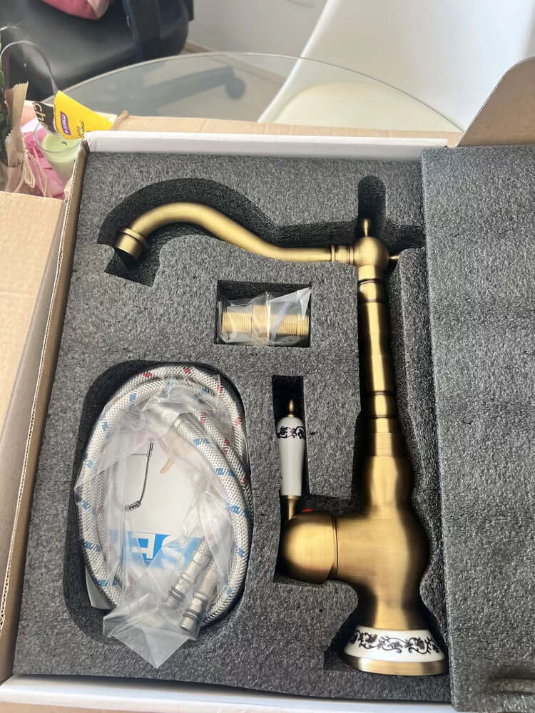 Torneira para Cozinha Retrô - Monocomando Vintage Antike