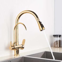 Torneira para Cozinha Gourmet Extensiva - Monocomando Function 2 Jatos