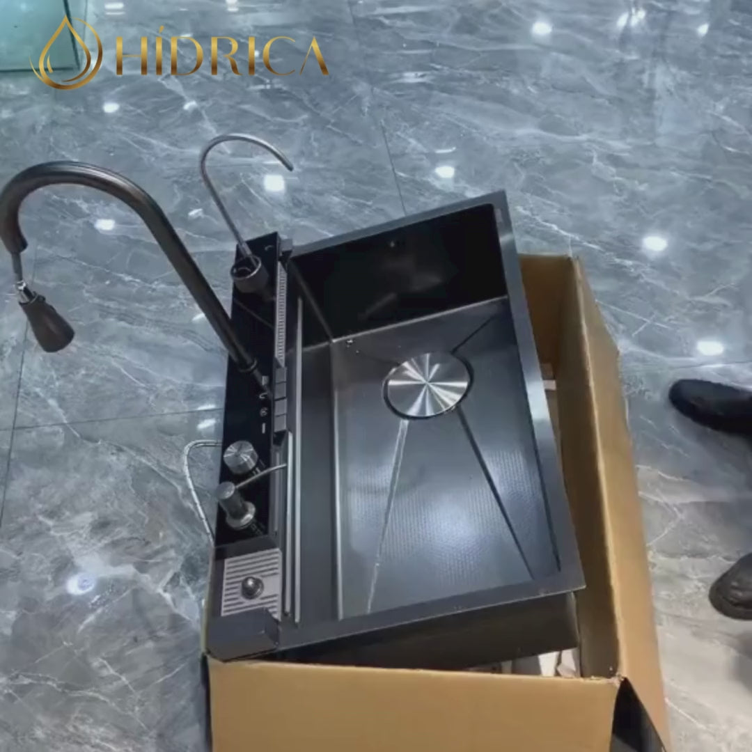 Cuba Smart 2.0 aço inox 304 - Sensor de temperatura - Acessórios e torneira inclusos